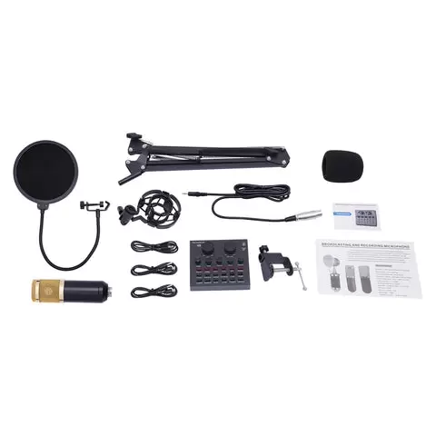 V8 Live Condenser Microphone Kit - Zvuková karta - Audio Mixer
