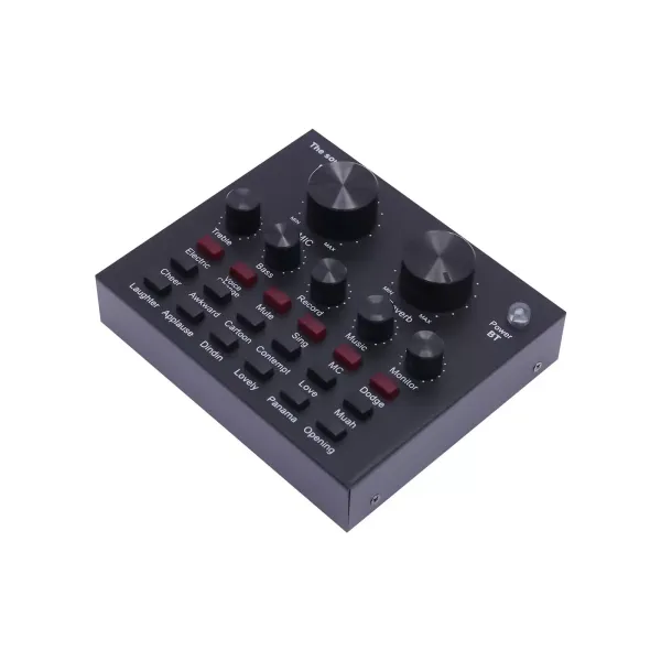 V8 Live Kondenzátorová sada mikrofonu, zvuková karta, audio mix, měnič hlasu, se stojanem na mikrofon, USB, pro živé vysílání V8 Live Kondenzátorová sada mikrofonu, zvuková karta, audio mix, měnič hlasu, se stojanem na mikrofon, USB, pro živé vysílání