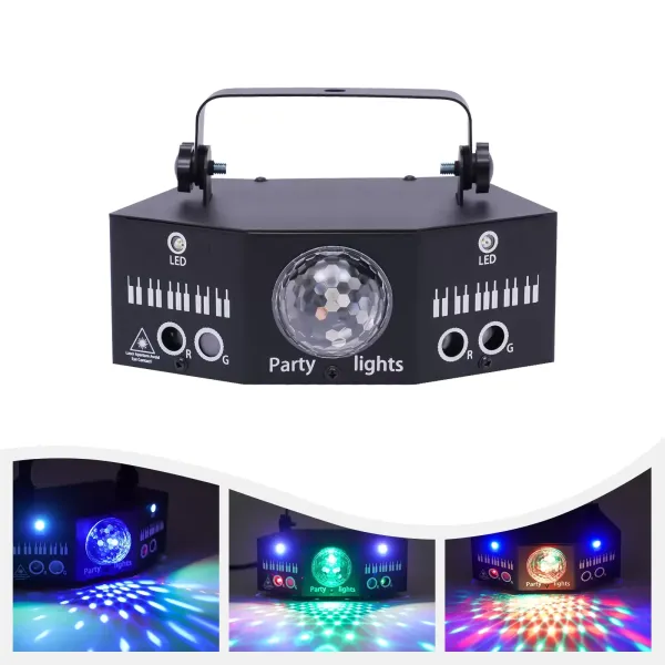 7 Eyes LED RGB Light DJ Disco Projector Jevištní světelný efekt DMX efektový projektor 7 Eyes LED RGB Light DJ Disco Projector Jevištní světelný efekt DMX efektový projektor