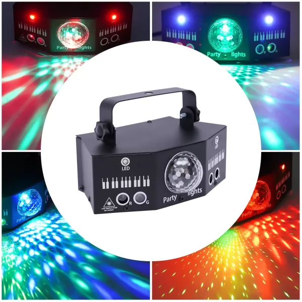 7 Eyes LED RGB Light DJ Disco Projector Jevištní světelný efekt DMX efektový projektor 7 Eyes LED RGB Light DJ Disco Projector Jevištní světelný efekt DMX efektový projektor