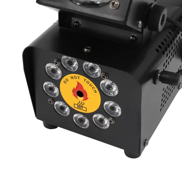 Mini kouřový stroj s efektem disco koule 500W LED RGB lehký kouřový stroj s dálkovým ovládáním 2000 CFM kapalina