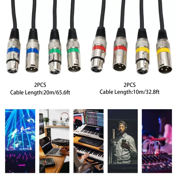 DMX kabel, připojení DMX signálu, ovládání DMX osvětlení