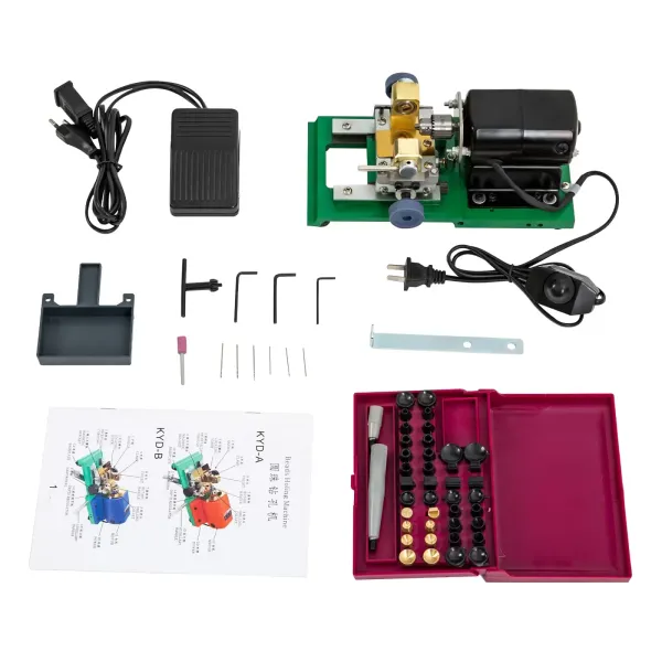 Elektrický stroj na vrtání korálků DIY vrtačka na vrtání zelené vrtačky Vrtací nástroje 220V vrtačka na zelenou kuličku Evropská norma Elektrický stroj na vrtání korálků DIY vrtačka na vrtání zelené vrtačky Vrtací nástroje 220V vrtačka na zelenou kuličku Evropská norma
