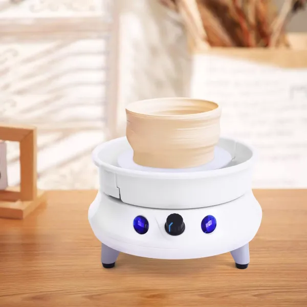 Keramické keramické talíře, Elektrický keramický talíř, Dětský keramický talíř, DIY Clay Craft, 15 cm, 120 W, Vhodné pro domácnost a školu