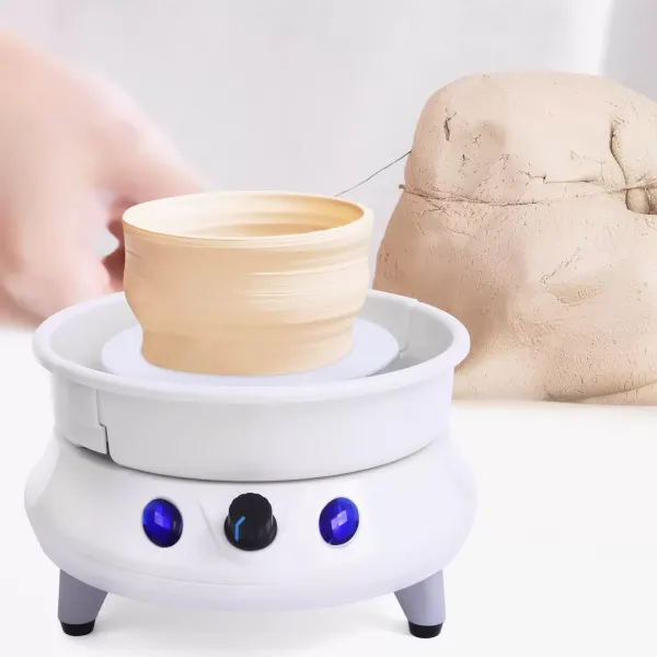 Keramické keramické talíře, Elektrický keramický talíř, Dětský keramický talíř, DIY Clay Craft, 15 cm, 120 W, Vhodné pro domácnost a školu