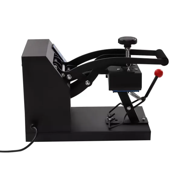 Přenášecí lis 360° Rotace Heat Press Stroj Tepelný lis Regulátor teploty a času Čepice tepelného lisu