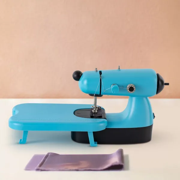 Šicí stroj, volné rameno, šicí stroj Super Utility Stitch – modrý