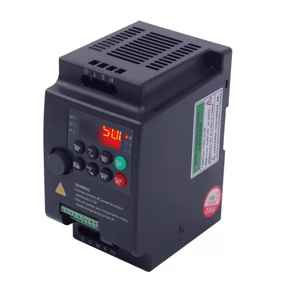 AC 220V/1,5KW 2HP 7A CNC VFD převodník jednofázový na 3fázový pro řízení otáček motoru vřetena